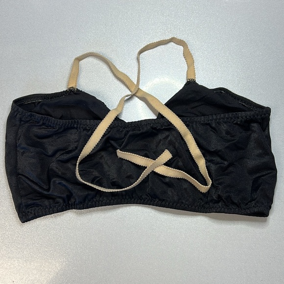Spandex Bra Costume Liner: Pinch Front Bandeau, Multi-Way Straps NWOT M or L - Picture 4 of 5